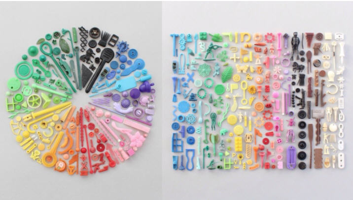 【Shopping DesignX環保設計】「海洋垃圾」搭起的彩虹！
用淨灘垃圾進行創作，英國攝影師Caroline South的漸層光譜！