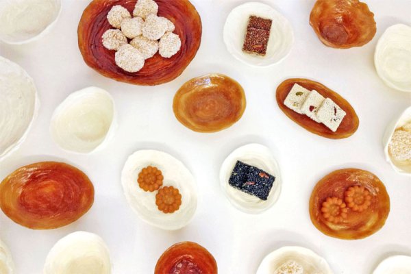 韓國用傳統糖果做成可食用餐具